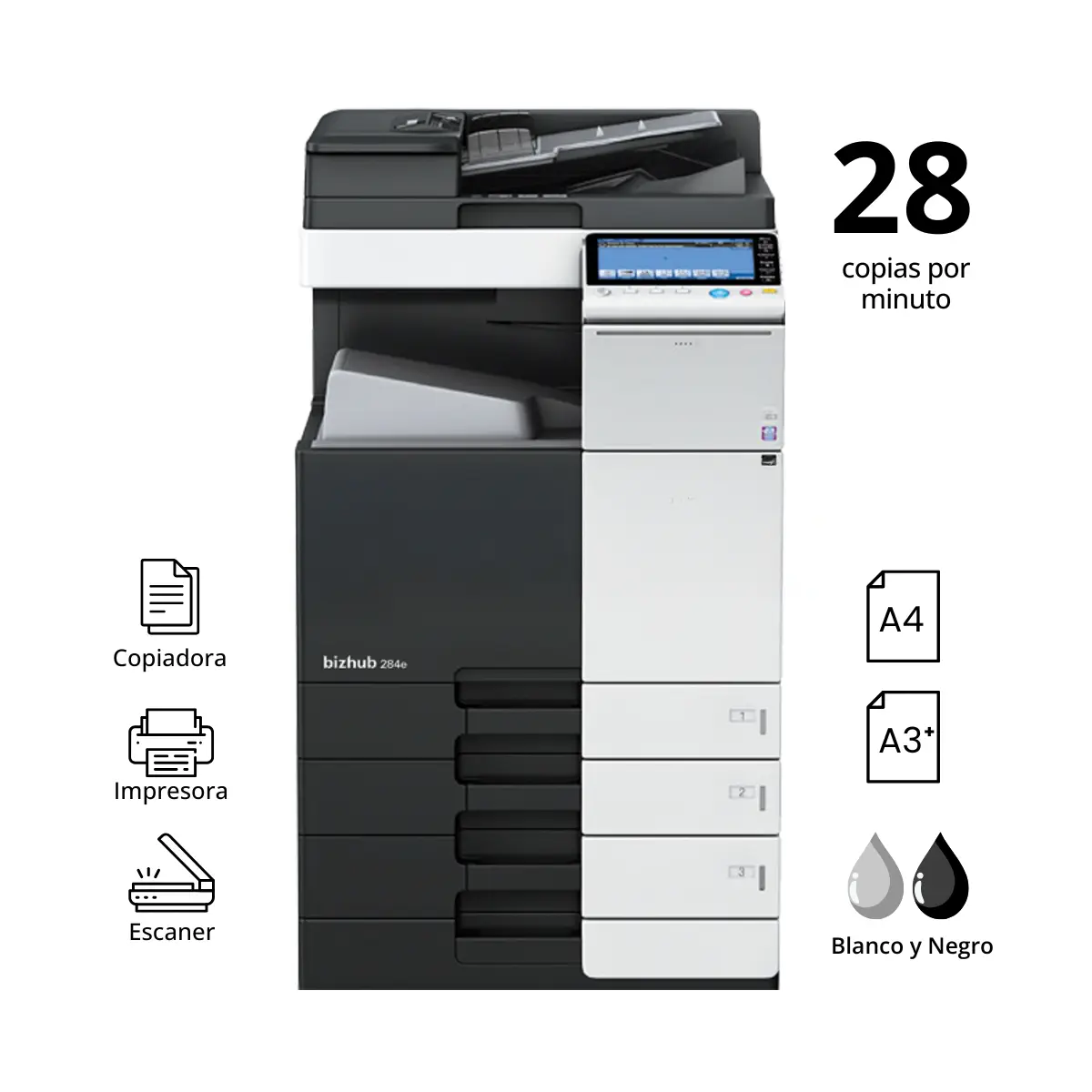 Bizhub-284e.webp Fotocopiadora Konica Minolta Bizhub 284e - Imagen 1